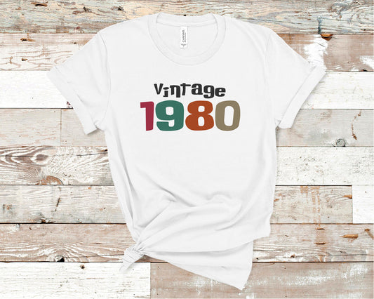 Vintage 1980 - Birthday