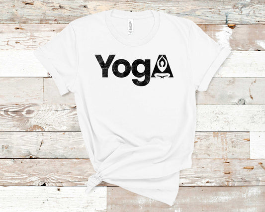 Yoga T-shirt design, Meditation shirt, Tshirt for fitness