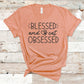 Blessed and Cat Obsessed - Pet Lovers Shirt