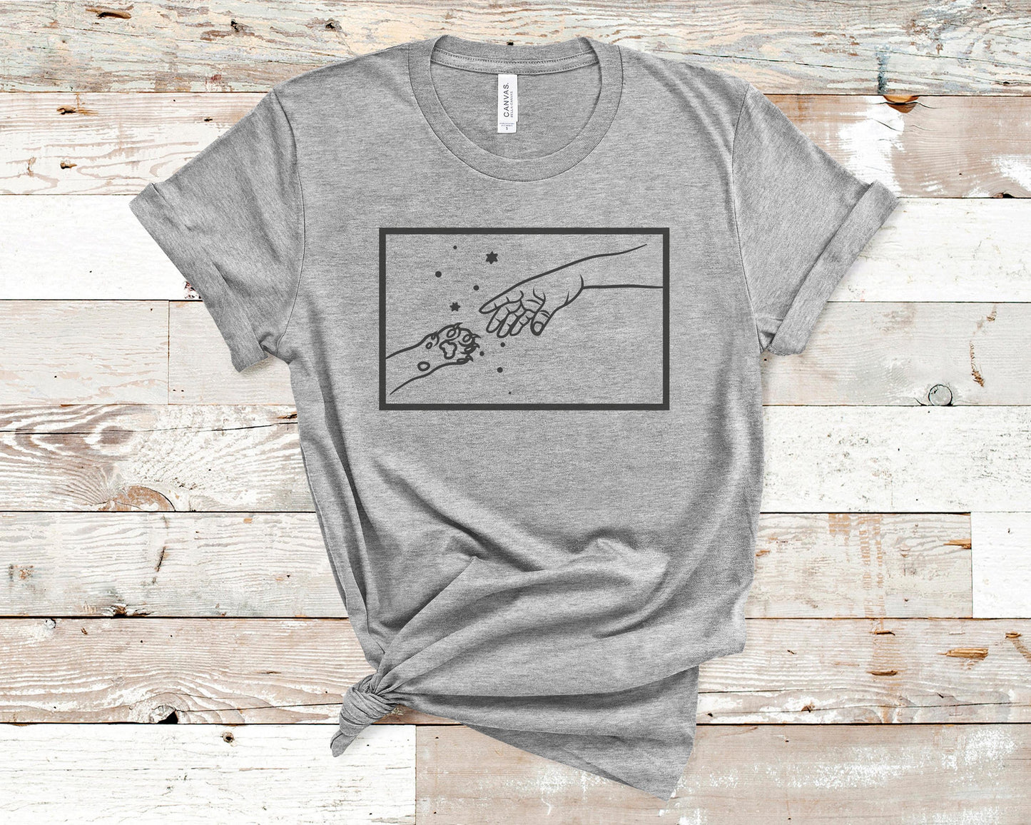 Paw & Hand Creation of Dog - Pet Lovers Shirt