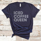 Seyer Designs Iced Coffee Queen navy shirt