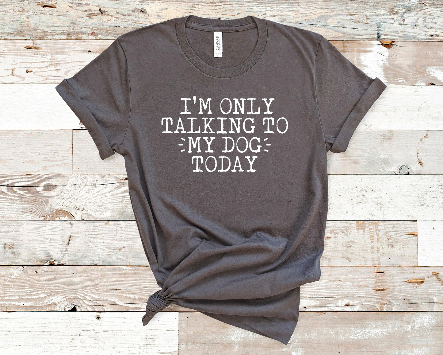 I'm Only Talking to My Dog Today - Pet Lovers Shirt