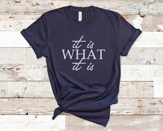 It Is What It Is - Inspiration