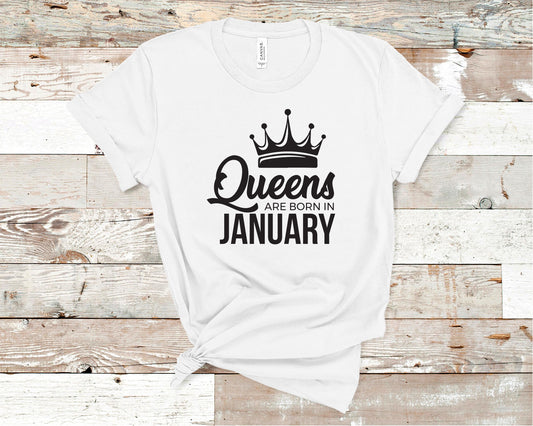 Queens Are Born in January - Birthday