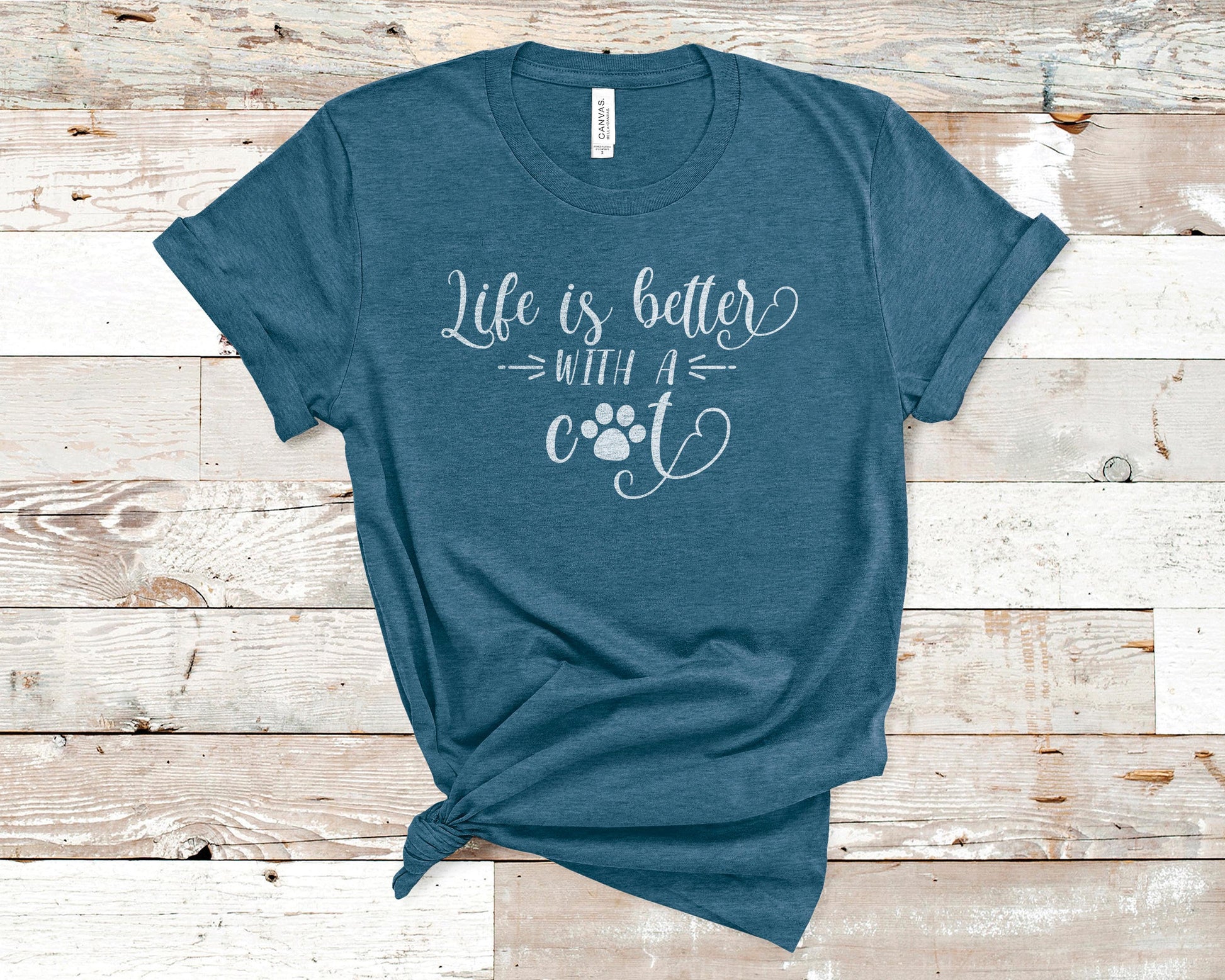 Pet Lovers Tees, Cat Lovers Shirts, Tshirt Gift for Pet Owners, Funny Cat T-Shirt