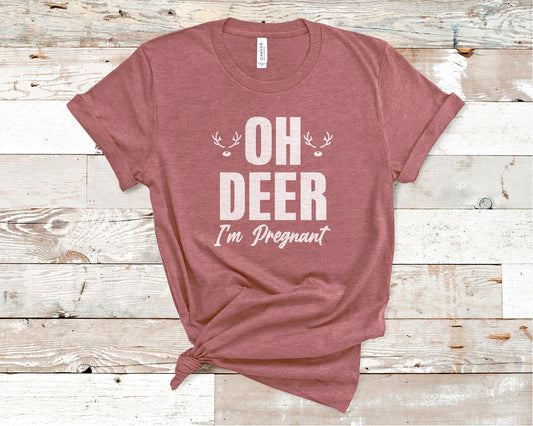 Oh Deer I'm Pregnant - Pregnancy Announcement