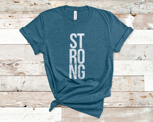 Seyer Designs Strong Workout shirt, Gym T-shirt design, Tshirt for Fitness