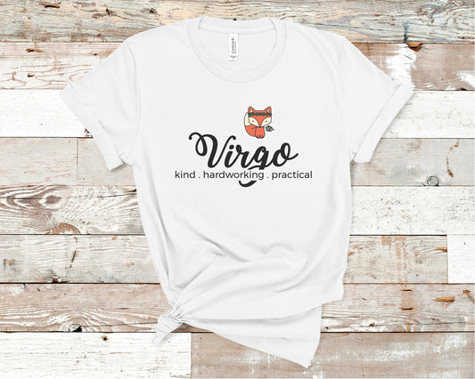 Virgo birthday shirt white