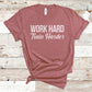 Work Hard Train Harder - Fitness Shirt