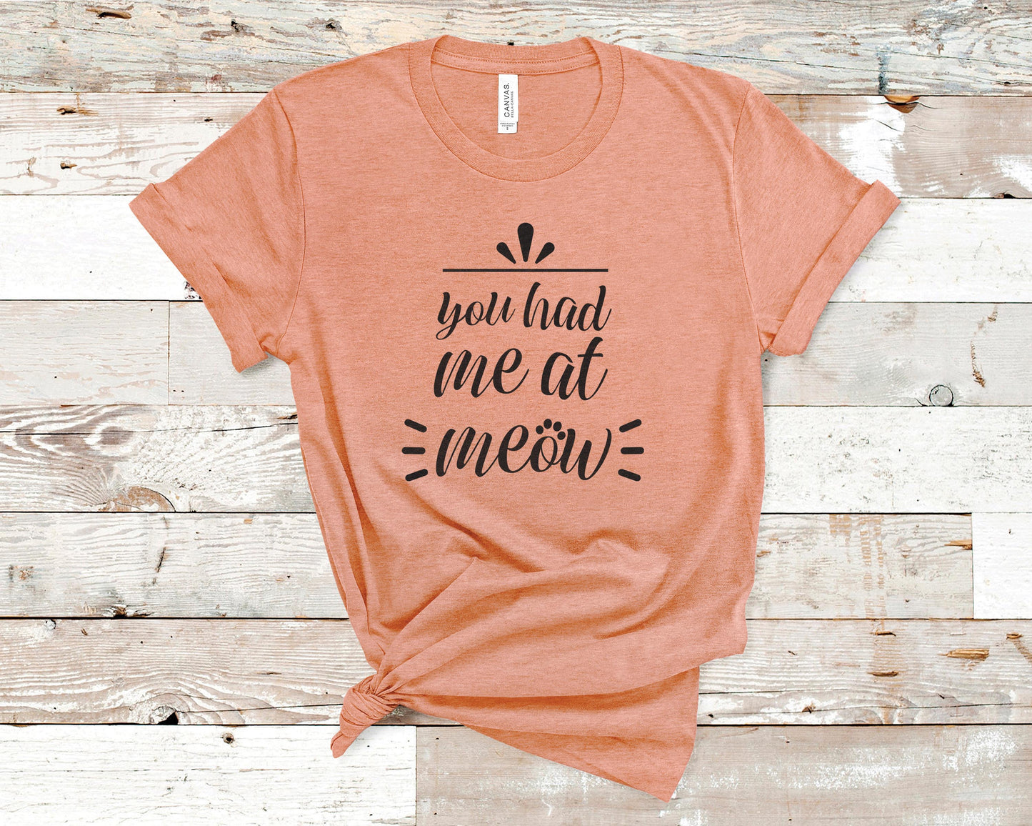You had Me at Meow - Pet Lovers Shirt