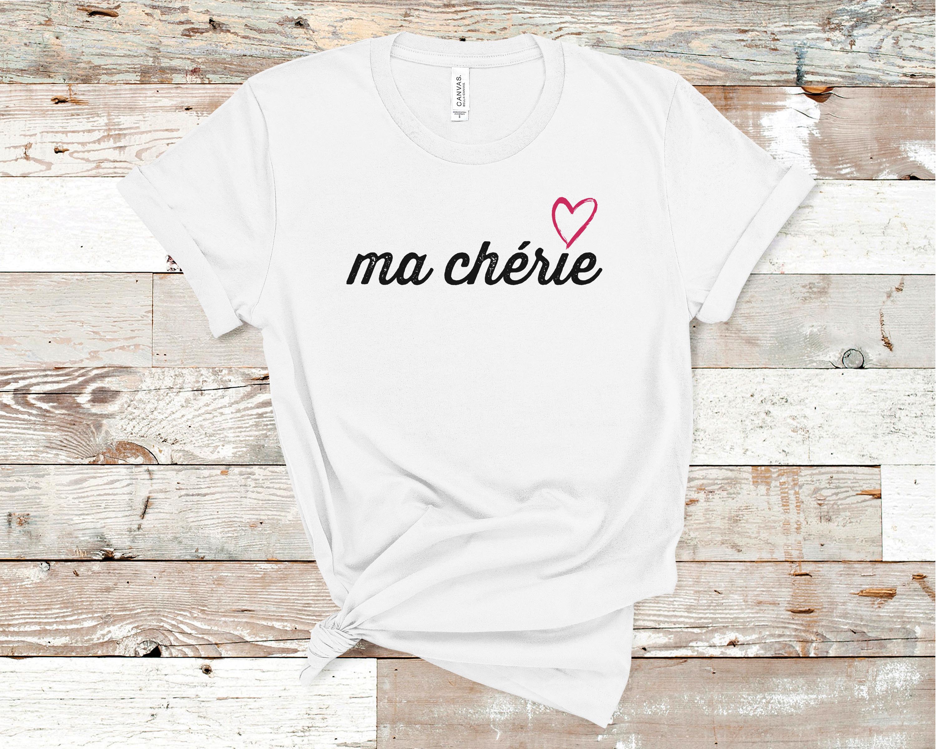 Tee shirt cherie hot sale